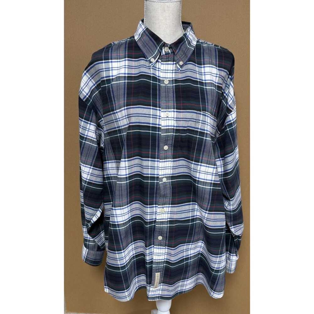 East Island Mens Plaid Shirt XL